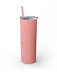 Slim & Serene Design 20oz Skinny Tumbler with Straw - Wellness Refined. Confidence Reclaimed.
