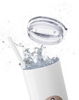 Slim & Serene Design 20oz Skinny Tumbler with Straw - Wellness Refined. Confidence Reclaimed.