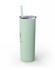 Slim & Serene Design 20oz Skinny Tumbler with Straw - Wellness Refined. Confidence Reclaimed.