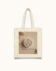 Slim & Serene Cotton Canvas Tote Bag - Wellness Friendly Design