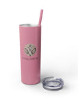 Slim & Serene Design 20oz Skinny Tumbler with Straw - Wellness Refined. Confidence Reclaimed.