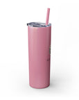Slim & Serene Design 20oz Skinny Tumbler with Straw - Wellness Refined. Confidence Reclaimed.