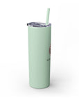 Slim & Serene Design 20oz Skinny Tumbler with Straw - Wellness Refined. Confidence Reclaimed.