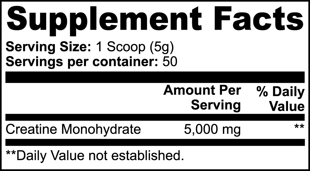 Velvet Muscle - Creatine Monohydrate