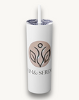 Slim & Serene Design 20oz Skinny Tumbler with Straw - Wellness Refined. Confidence Reclaimed.