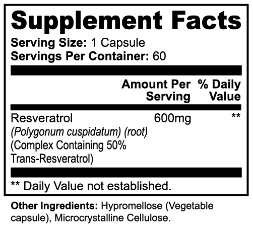 Vital Veil -Resveratrol 600mg