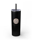 Slim & Serene Design 20oz Skinny Tumbler with Straw - Wellness Refined. Confidence Reclaimed.