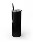 Slim & Serene Design 20oz Skinny Tumbler with Straw - Wellness Refined. Confidence Reclaimed.