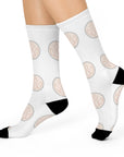 Slim & Serene Cushioned Crew Sock - Hot Girl Wellness Brand Socks