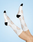 Slim & Serene Cushioned Crew Sock - Hot Girl Wellness Brand Socks