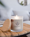 Slim & Serene Frosted Glass Candle | 11oz Aromatherapy Candle for Relaxation & Serenity