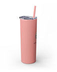 Slim & Serene Design 20oz Skinny Tumbler with Straw - Wellness Refined. Confidence Reclaimed.