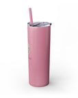 Slim & Serene Design 20oz Skinny Tumbler with Straw - Wellness Refined. Confidence Reclaimed.