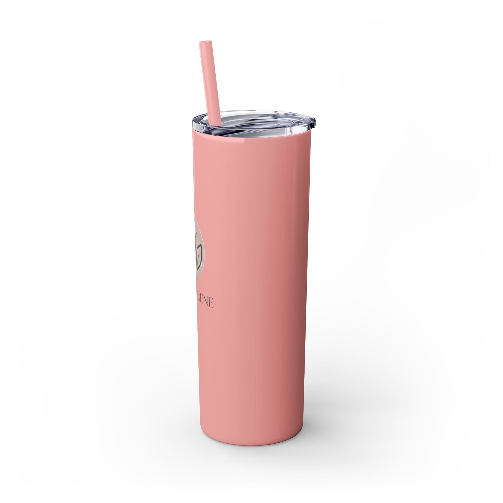 Slim &amp; Serene Design 20oz Skinny Tumbler with Straw - Wellness Refined. Confidence Reclaimed.