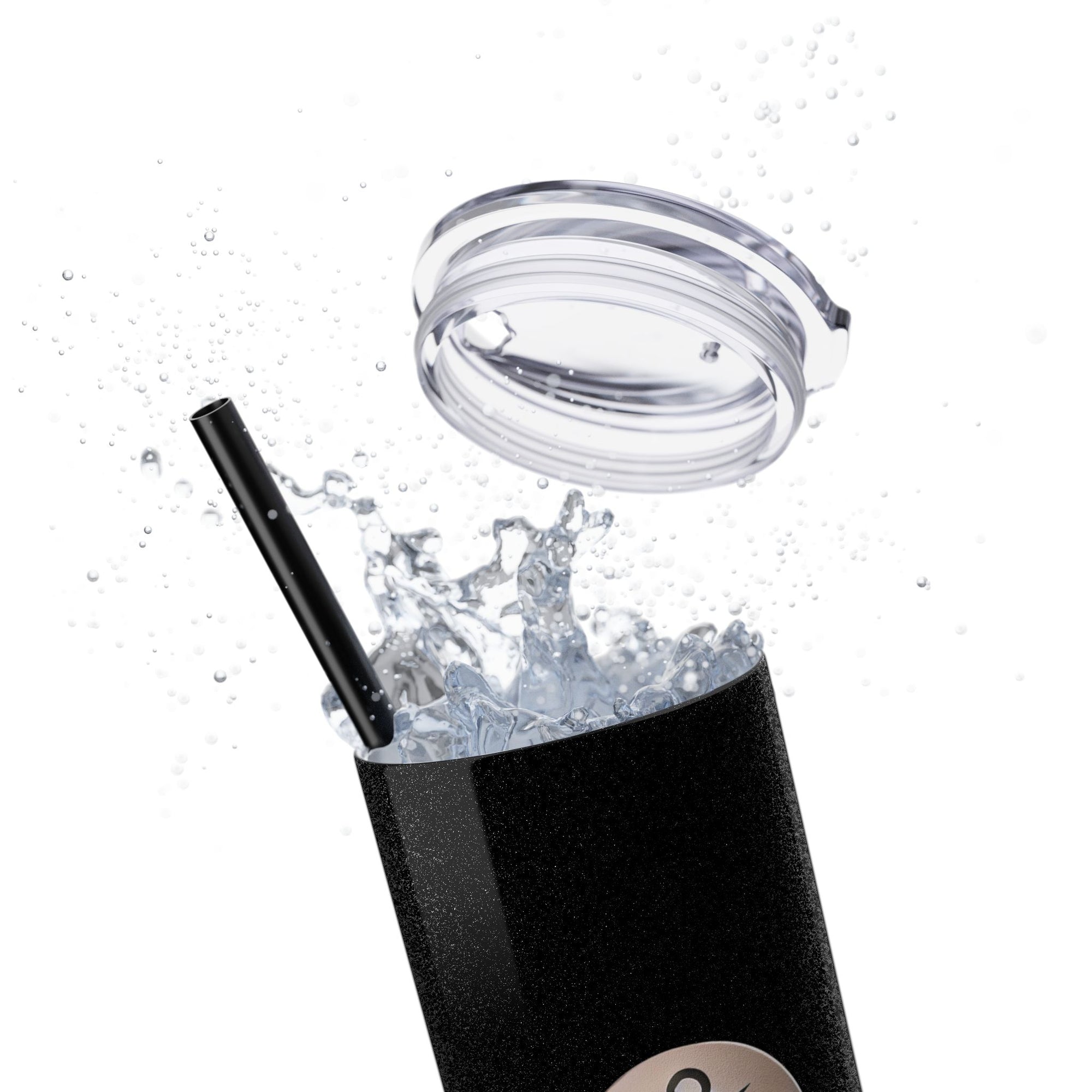 Slim &amp; Serene Design 20oz Skinny Tumbler with Straw - Wellness Refined. Confidence Reclaimed.