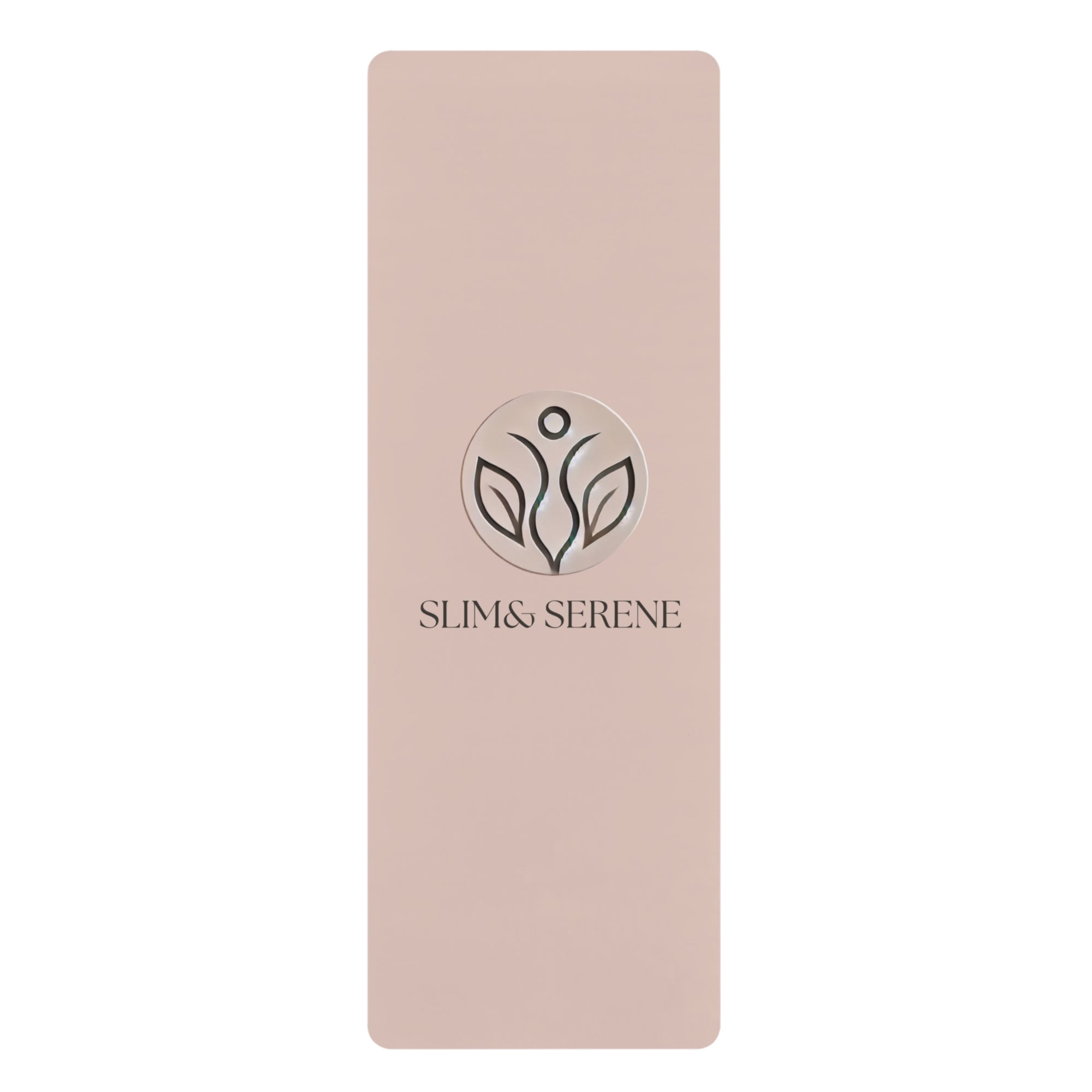 Slim &amp; Serene Rubber Yoga Mat - Slim &amp; Serene Design for Mindful Practice