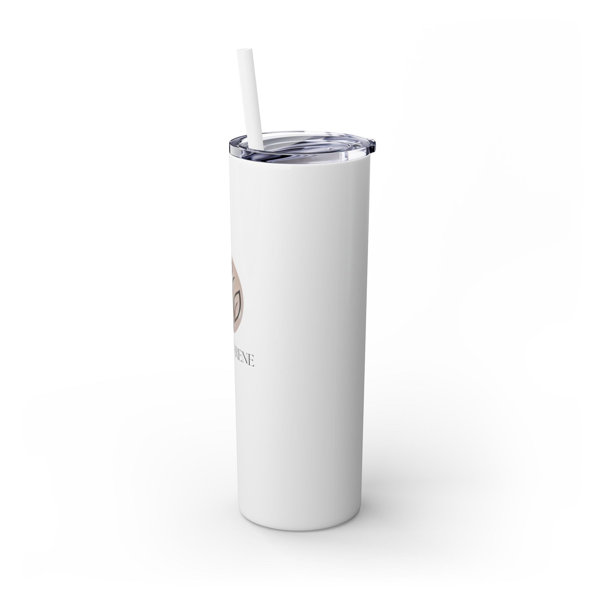 Slim &amp; Serene Design 20oz Skinny Tumbler with Straw - Wellness Refined. Confidence Reclaimed.
