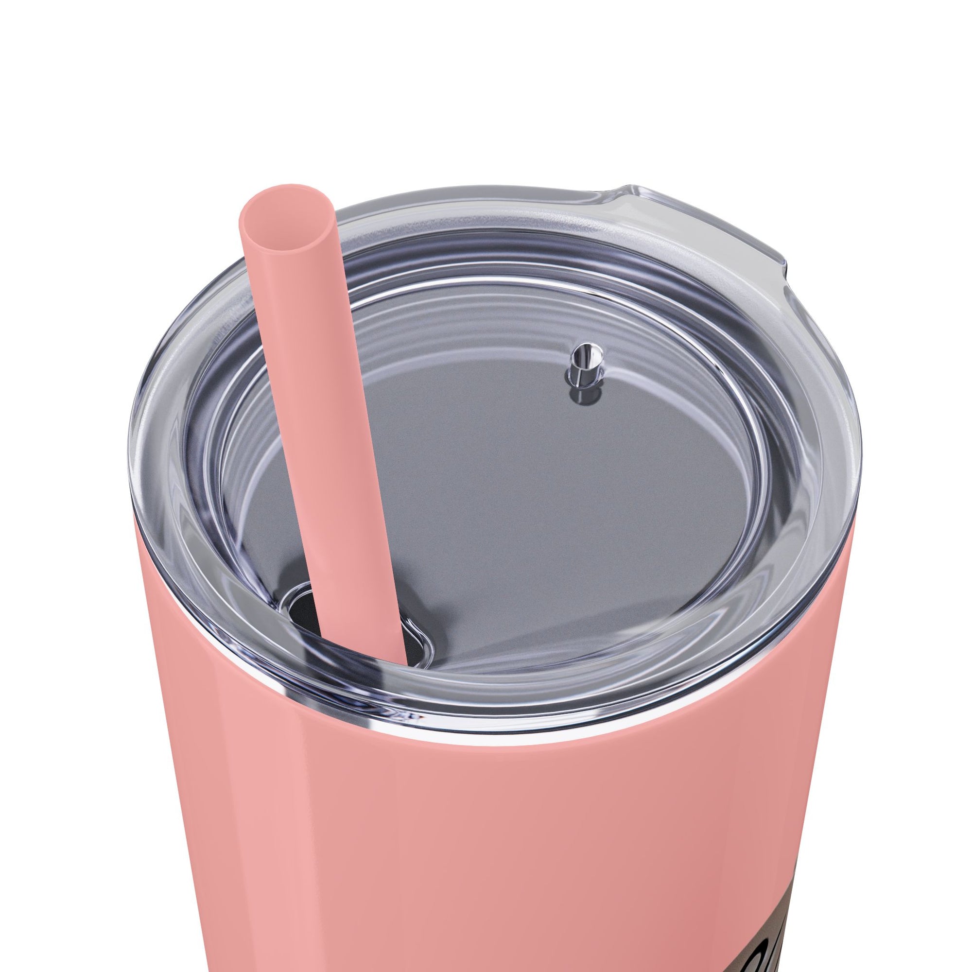 Slim &amp; Serene Design 20oz Skinny Tumbler with Straw - Wellness Refined. Confidence Reclaimed.