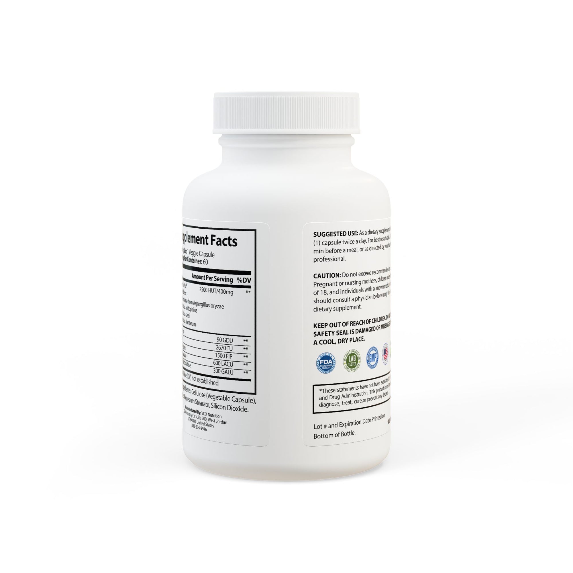 The De-Bloat Ritual- Digestive Enzyme &amp; Gut Balance Formula (60 Capsules)