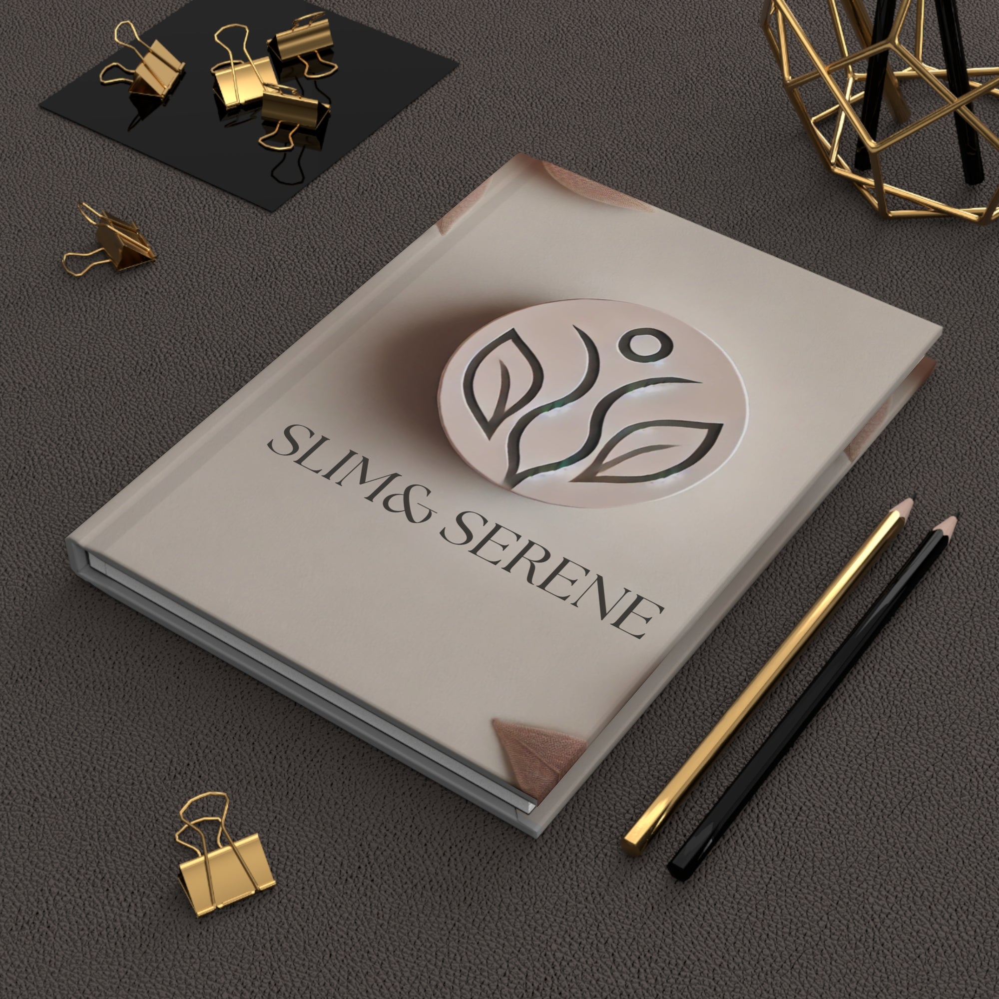Slim &amp; Serene Hardcover Journal - Wellness &amp; Mindfulness Writing