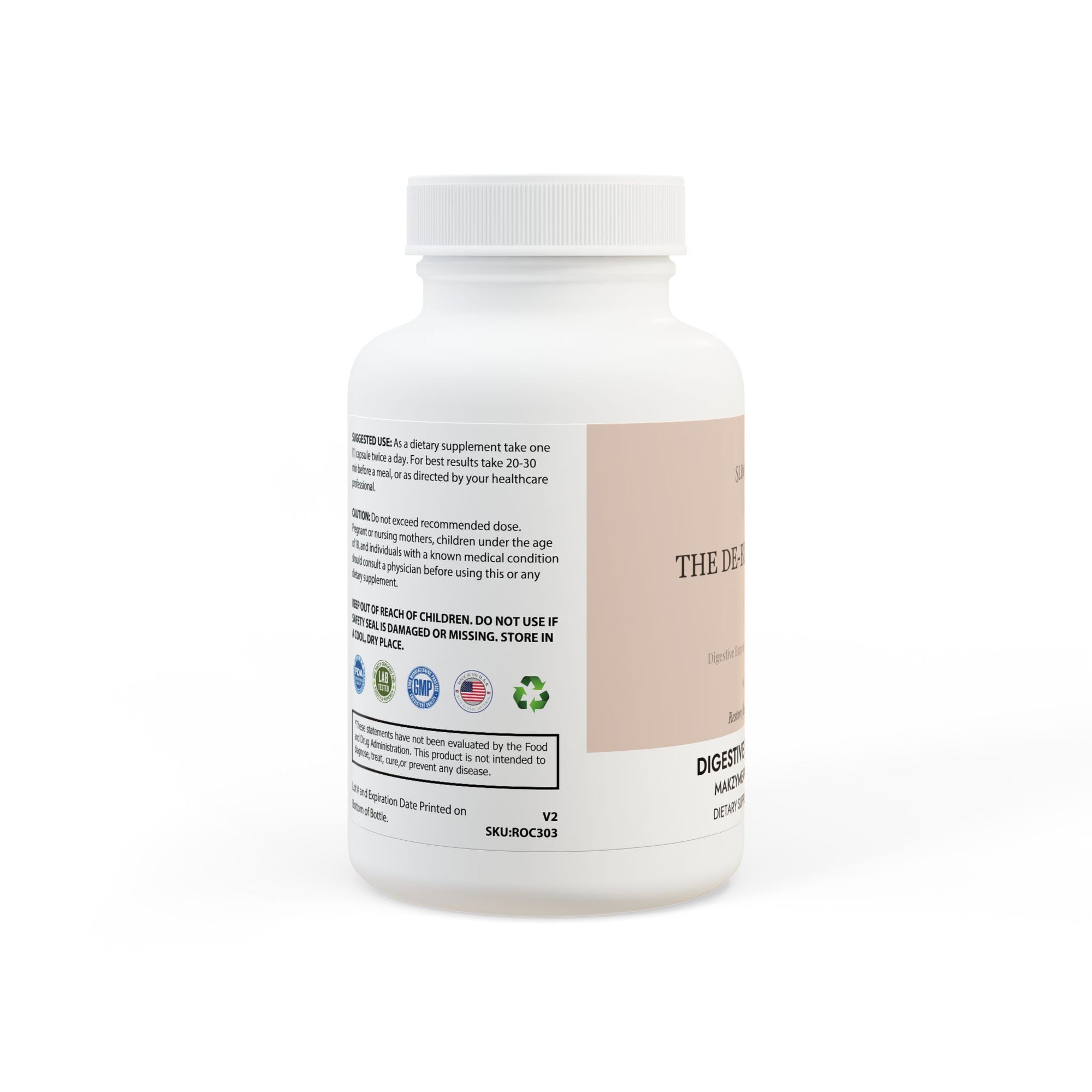 The De-Bloat Ritual- Digestive Enzyme &amp; Gut Balance Formula (60 Capsules)