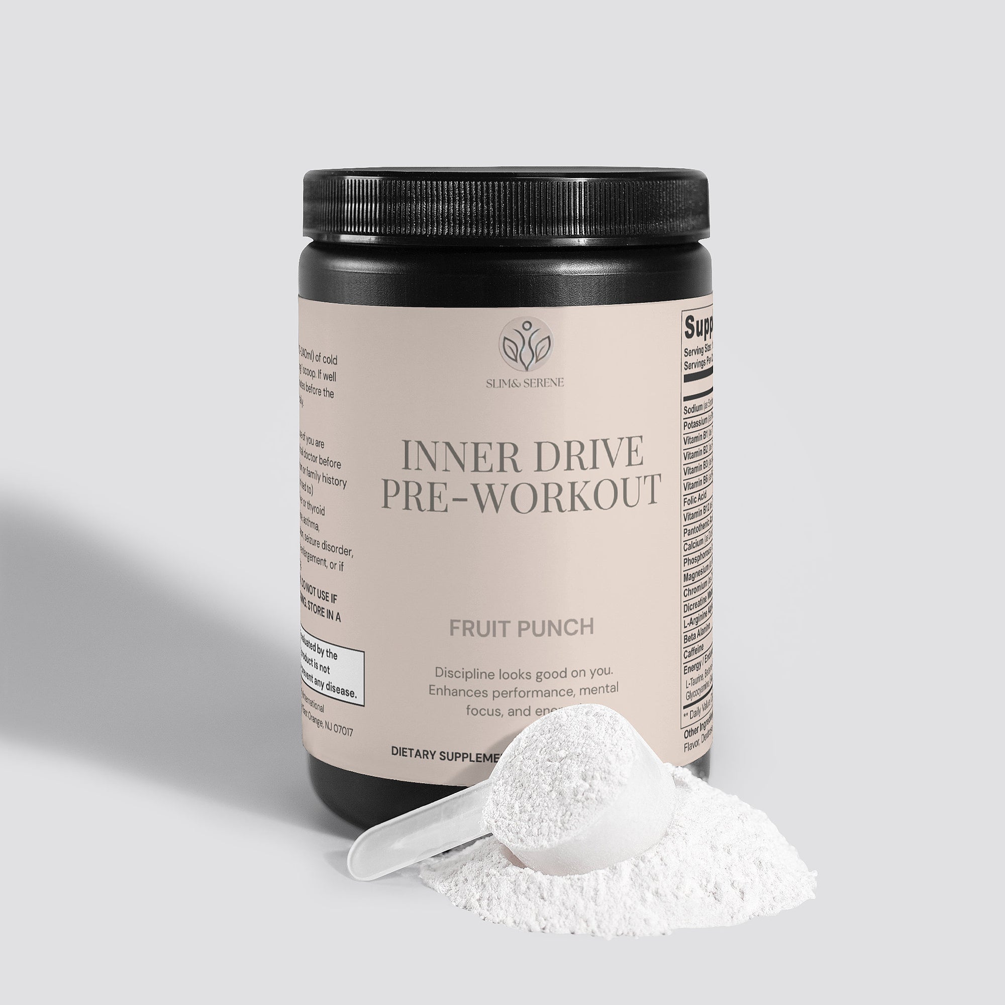 Inner Drive Pre-Workout Powder (Fruit Punch)