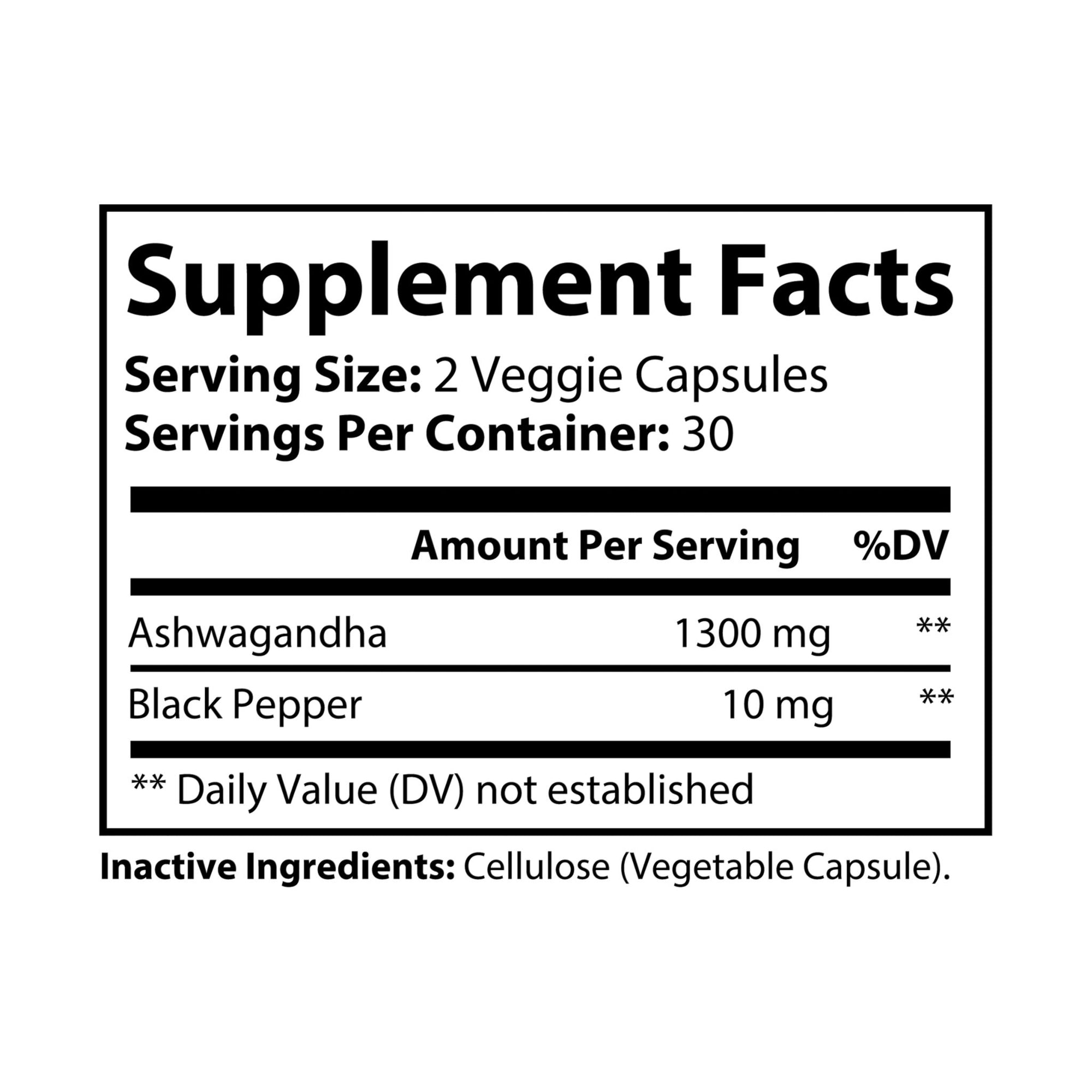 Adapt + Align Ashwagandha and Black Pepper Supplement (60 capsules)