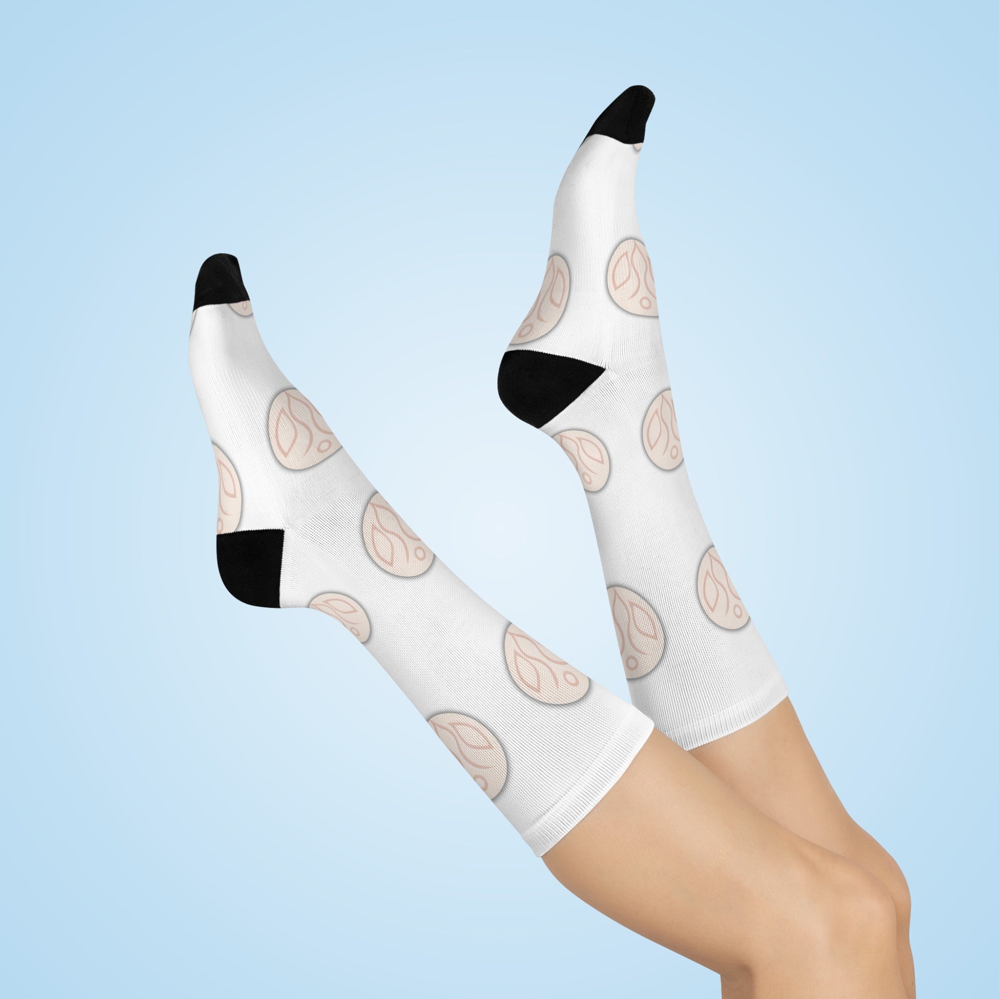Slim &amp; Serene Cushioned Crew Sock - Hot Girl Wellness Brand Socks