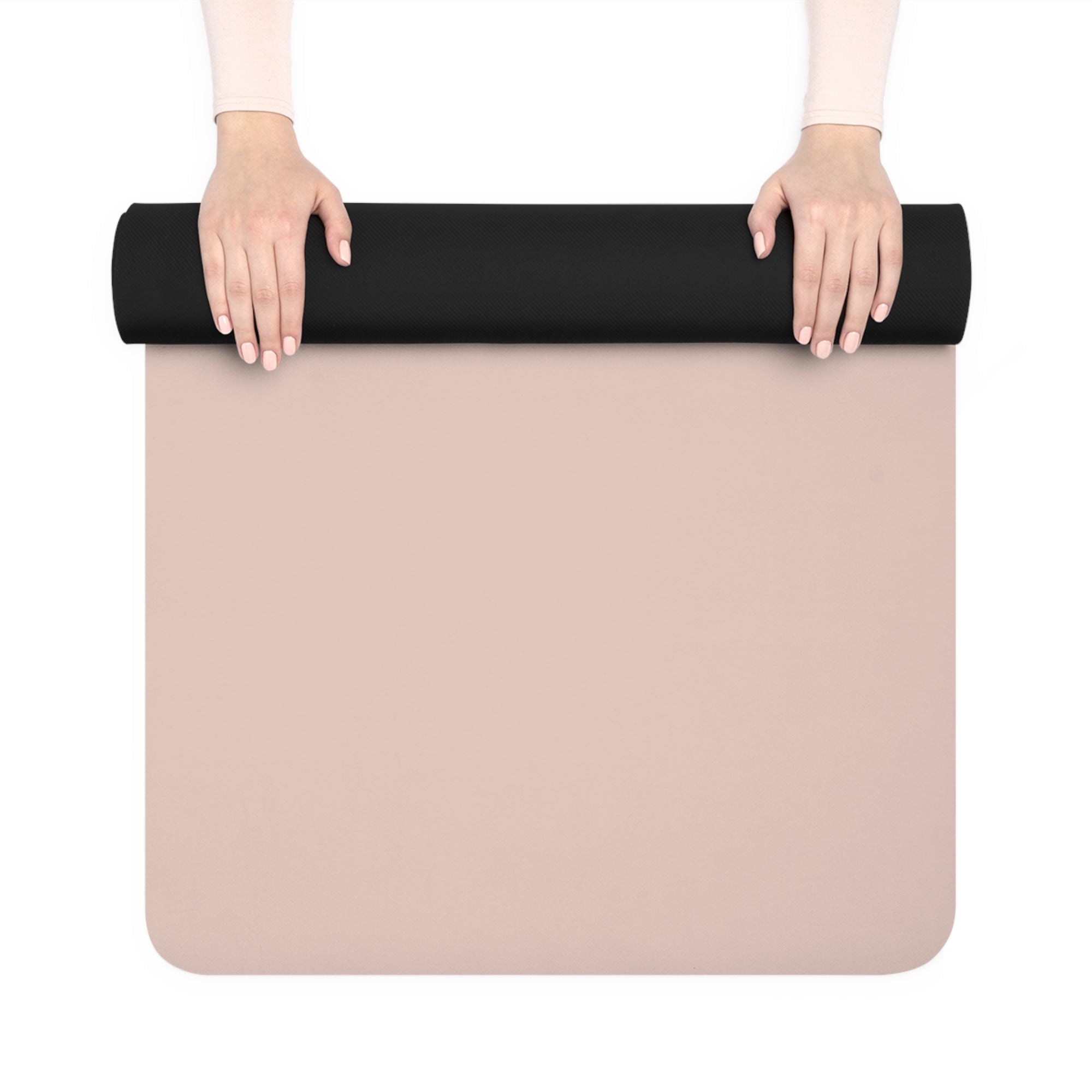 Slim &amp; Serene Rubber Yoga Mat - Slim &amp; Serene Design for Mindful Practice